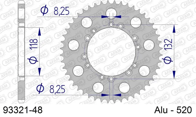 AFAM Bakdrev, Aluminium #520 BETA ALP 4T 