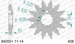 AFAM Framdrev#428 SC - Beta/HQ/KTM Selvrensende, Evo,Rev,RR,TC85,SX85/105