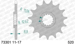 AFAM Framdrev 520 - KTM/HQ/Beta++, Passer alle nyere EXC/SX/FE/FC