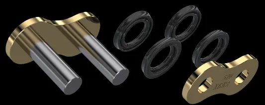 AFAM Kjedelås - A428XMR-G MR GOLD- Klink Klink, hele pinner 