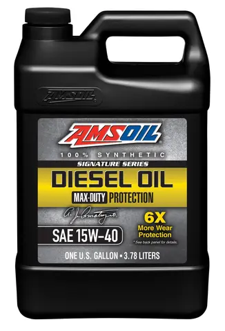 AMSOIL 15W-40 Max-Duty Syn. Dieselolje 1 Gallon Dunk- 3,78L