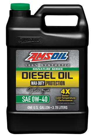 AMSOIL Signature Max-Duty Diesel - 0W-40 1 Gallon Dunk- 3,78L
