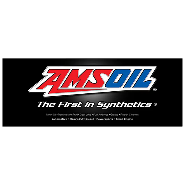 AMSOIL Banner logo 3x8'' Vinyl UV/Vær-bestandig vinyl, m/festemidler 