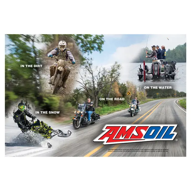 AMSOIL Bordbeskytter Powersport 12x18'' Solid og motstandsdyktig, Vynex og gummi 