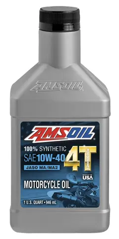 AMSOIL 4T Fullsynt MC - 10W-40 Finnes i flere varianter
