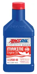 AMSOIL 25W-40 Syn.-Blend Mari. Motorolje Finnes i flere varianter