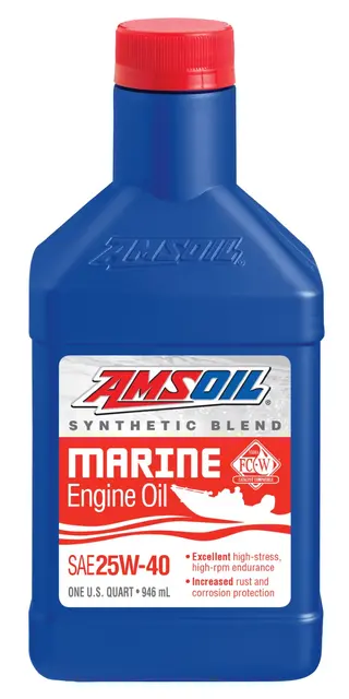 AMSOIL 25W-40 Syn.-Blend Mari. Motorolje Finnes i flere varianter 