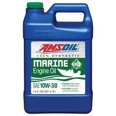 AMSOIL 10W-30 Formula 4T&#174; Mari. Syn.Olje 1 Gallon Dunk- 3,78L