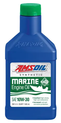 AMSOIL 10W-30 Formula 4T® Mari. Syn.Olje Quart - 0,946L