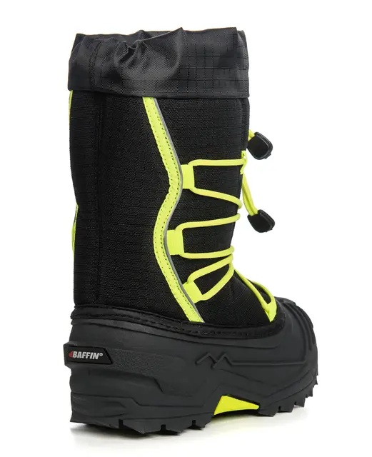 Baffin Snogoose Barn - Sort/Lime -60°C, Markedets varmeste barnestøvel? 