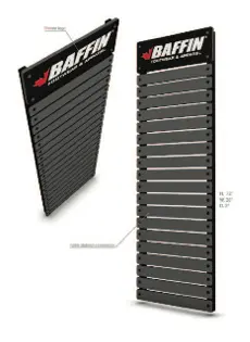 Baffin Utstillingsvegg - 185x66 Hyller må bestilles utenom 