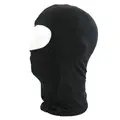 Hjelmlue/Balaclava - Bomull, Sort Hette for MC, sykkel- og skikjøring