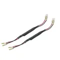 DRC Ledningssett LED 8/10w - 2 stk Ledning med motstand for LED blinklys