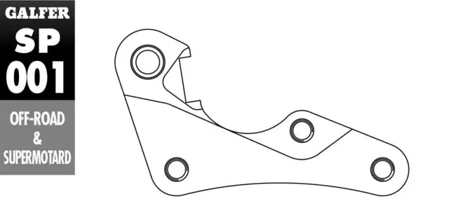 Galfer Brakett Adapter - Honda Ø270mm 