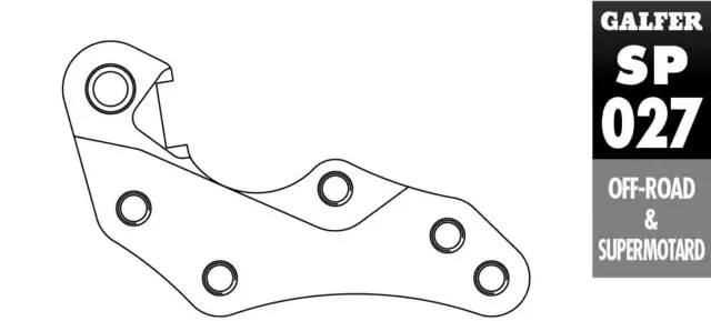 Galfer Brakett Adapter - Gas Gas Ø270mm 