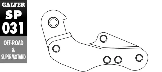 Galfer Brakett Adapter - Yamaha Ø260mm 