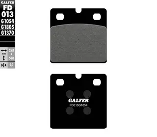 Galfer Bremseklosser, Semi-metall