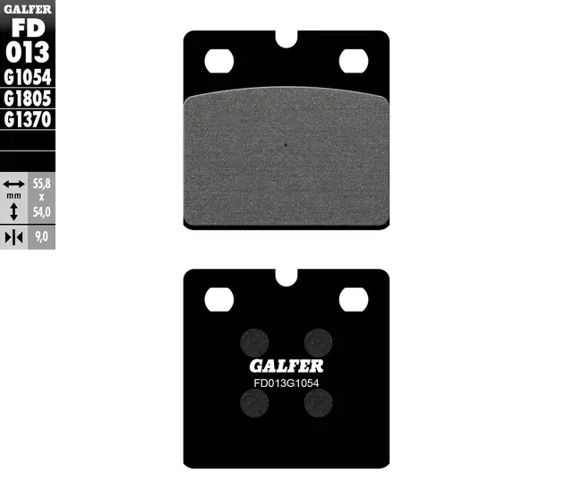 Galfer Bremseklosser, Semi-metall 