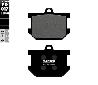 Galfer Bremseklosser, Semi-metall