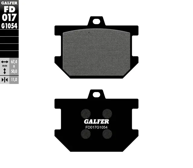 Galfer Bremseklosser, Semi-metall 