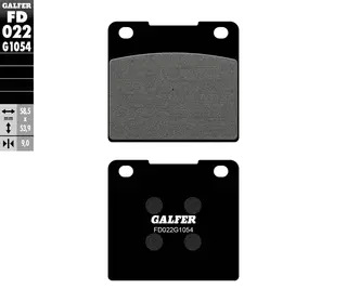 Galfer Bremseklosser, Semi-metall Anbefalt for urban/off-Road/Custom