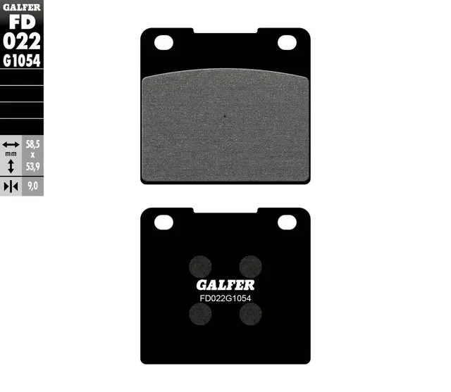 Galfer Bremseklosser, Semi-metall 