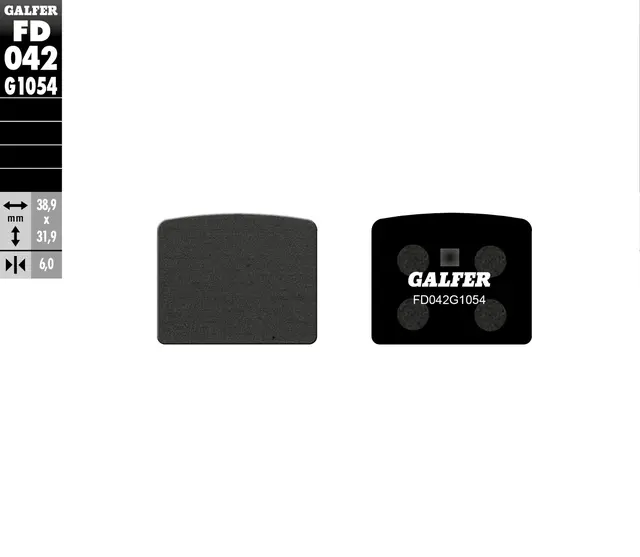 Galfer Bremseklosser, Semi-metall 