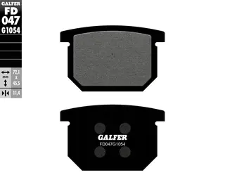 Galfer Bremseklosser, Semi-metall