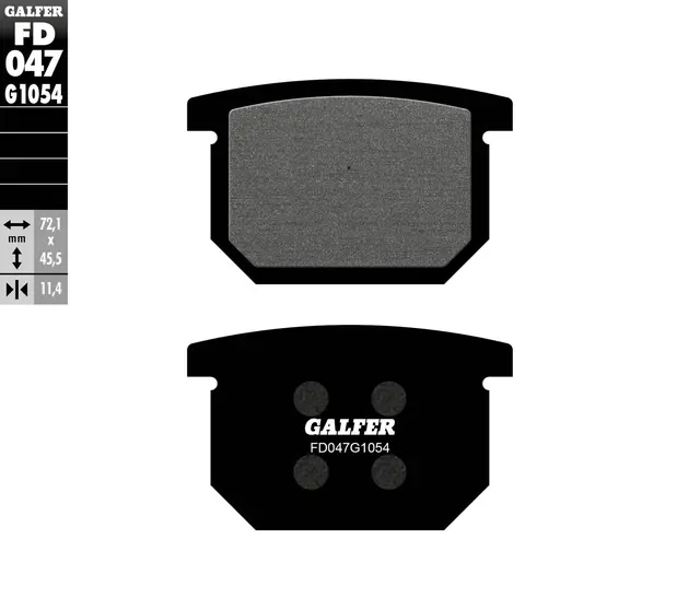 Galfer Bremseklosser, Semi-metall 