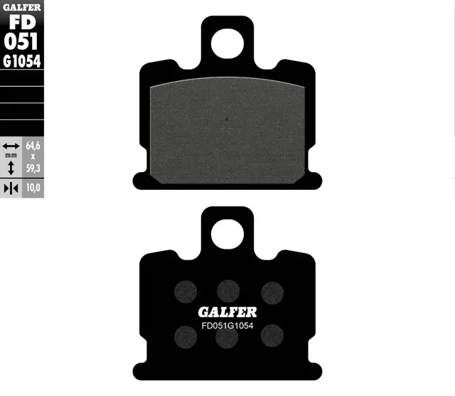 Galfer Bremseklosser, Semi-metall 