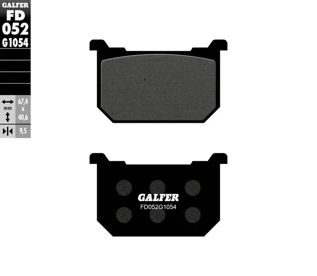 Galfer Bremseklosser, Semi-metall 