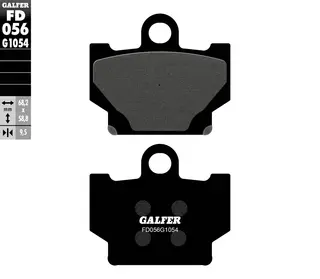 Galfer Bremseklosser, Semi-metall