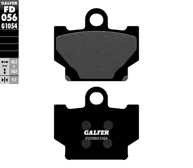 Galfer Bremseklosser, Semi-metall 
