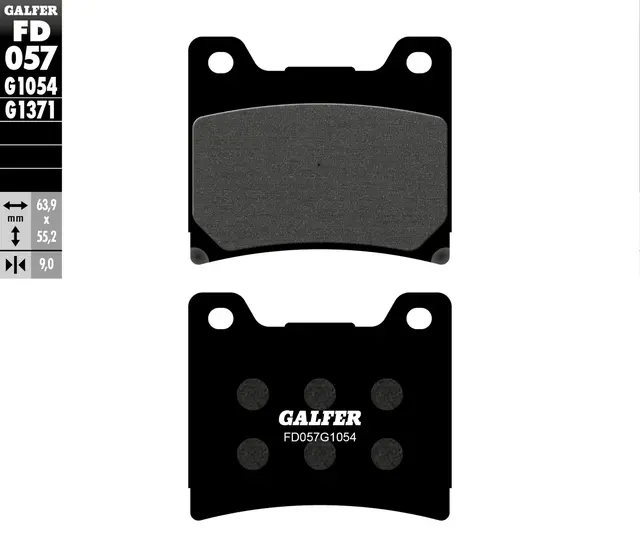Galfer Bremseklosser, Semi-metall 