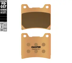 Galfer Bremseklosser, Sinter, Gate Bakklosser for custom/gatesykler