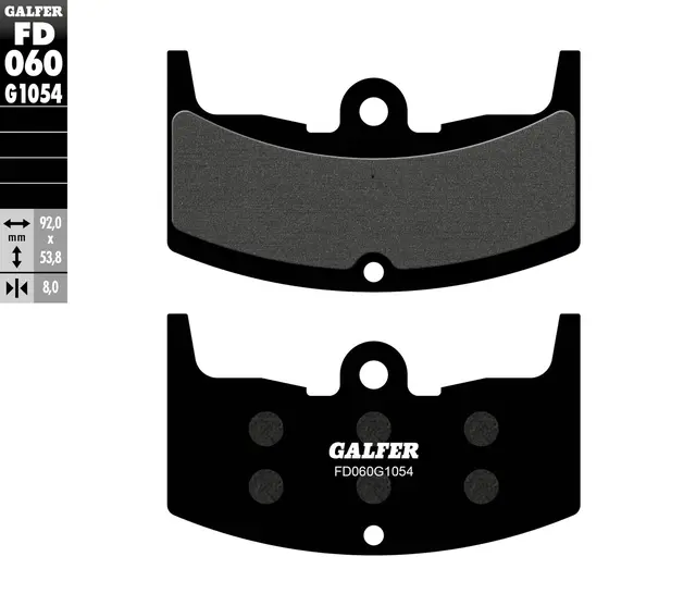Galfer Bremseklosser, Semi-metall Anbefalt for urban/off-Road/Custom 