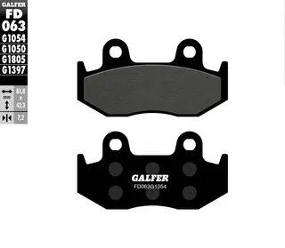 Galfer Bremseklosser, Semi-metall