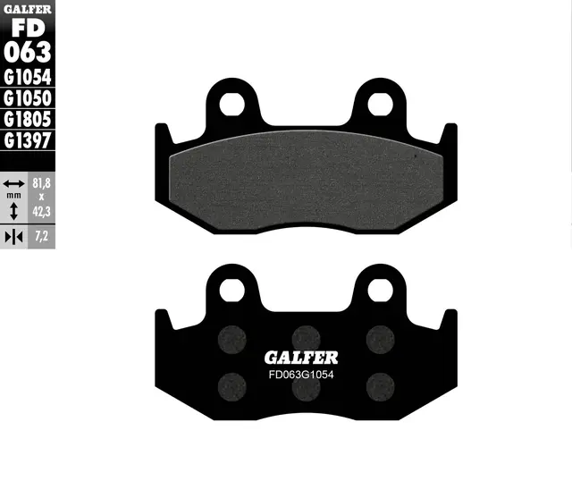 Galfer Bremseklosser, Semi-metall 