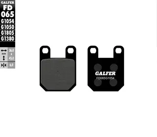 Galfer Bremseklosser, Semi-metall Anbefalt for urban/off-Road/Custom