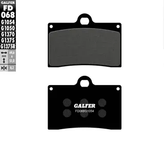 Galfer Bremseklosser, Semi-metall
