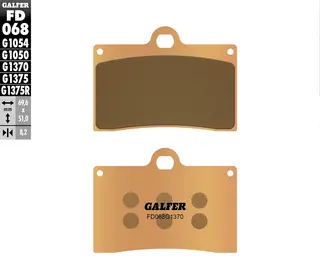 Galfer Bremseklosser, Sinter, Gate