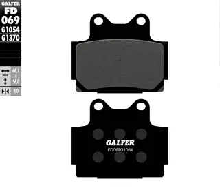 Galfer Bremseklosser, Semi-metall