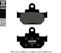 Galfer Bremseklosser, Semi-metall