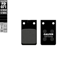 Galfer Bremseklosser, Semi-metall