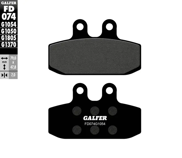 Galfer Bremseklosser, Semi-metall 