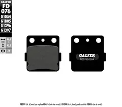 Galfer Bremseklosser, Semi-metall