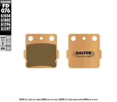Galfer Bremseklosser, Sinter, Off-Road