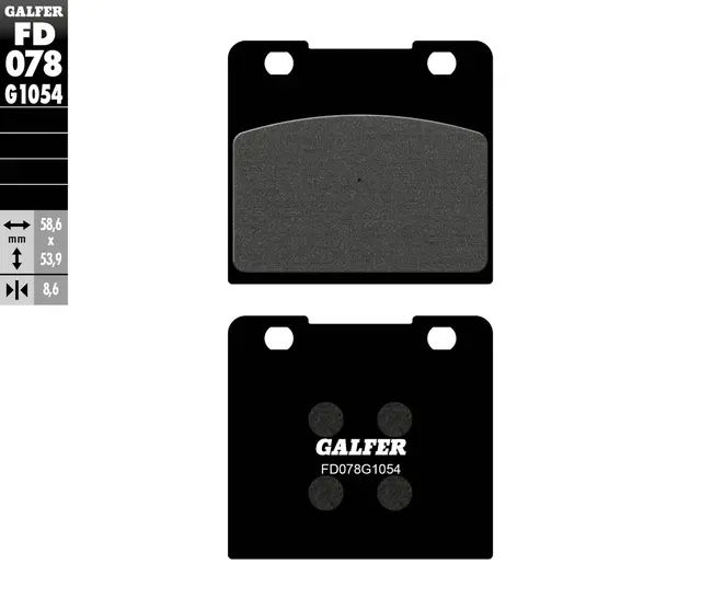 Galfer Bremseklosser, Semi-metall 
