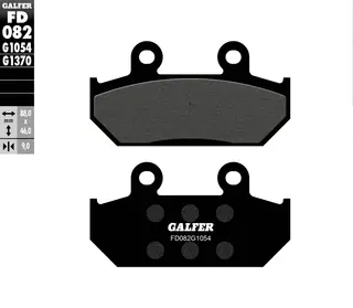 Galfer Bremseklosser, Semi-metall