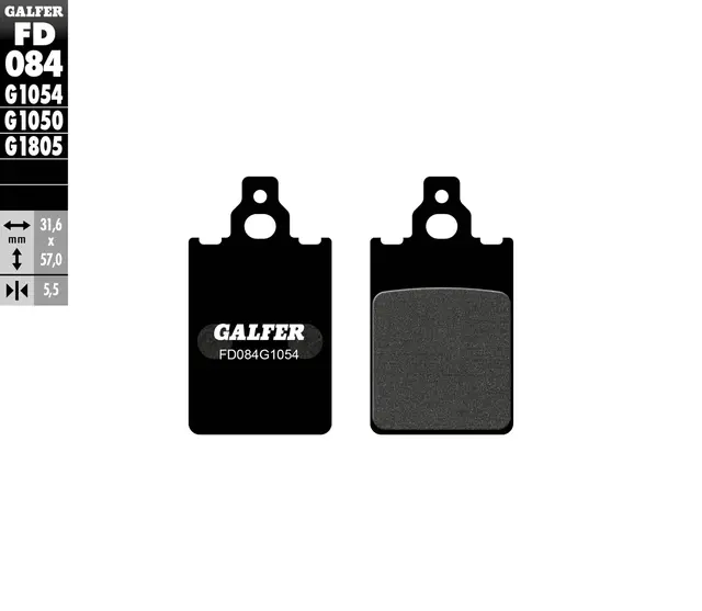 Galfer Bremseklosser, Semi-metall 